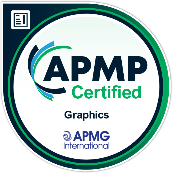 APMP Certified Graphics digital badge issued by APMG International